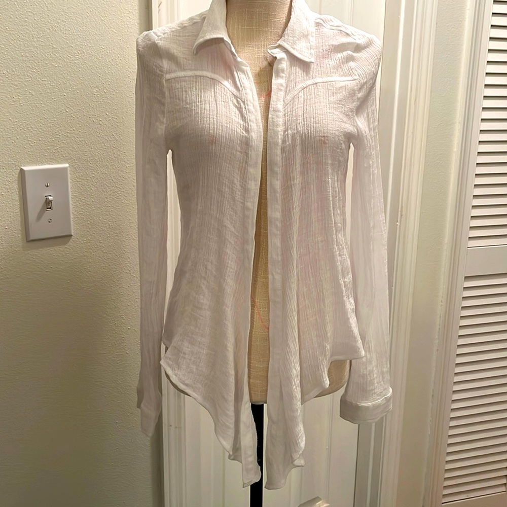 Timing tie waist over blouse